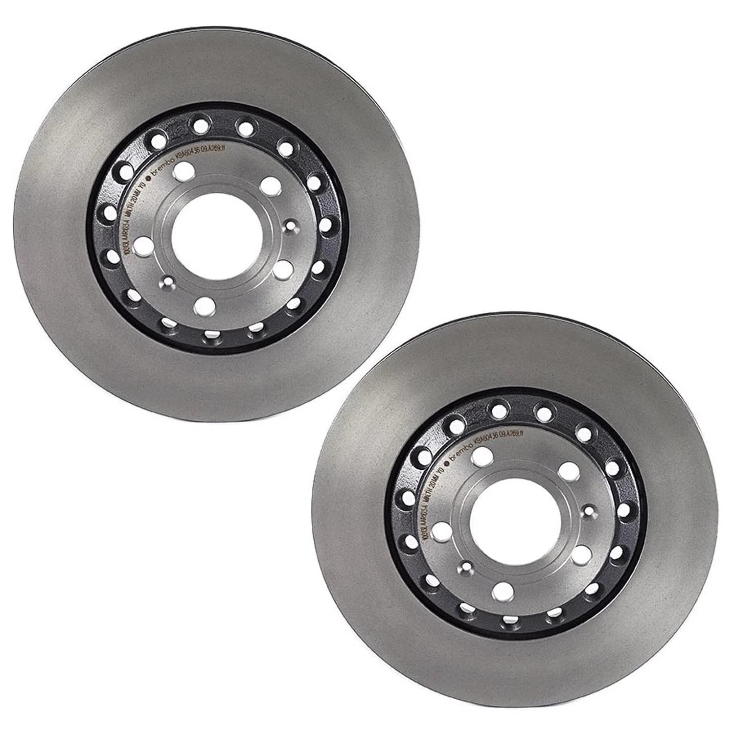 Set of 2 Brembo Rear 310mm Disc Brake Rotors for Audi A8 Quattro (2004–2010)