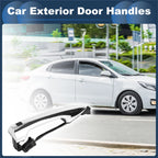 Front Left Door Handle for Kia K2 (2011–2016) - Silver Tone