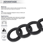 Set of 5 Oil Seal Rotary Shaft Seal NBR Rubber 50x75x10mm