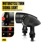 LED Turn Signal Light for Motorcycle (Amber Red)