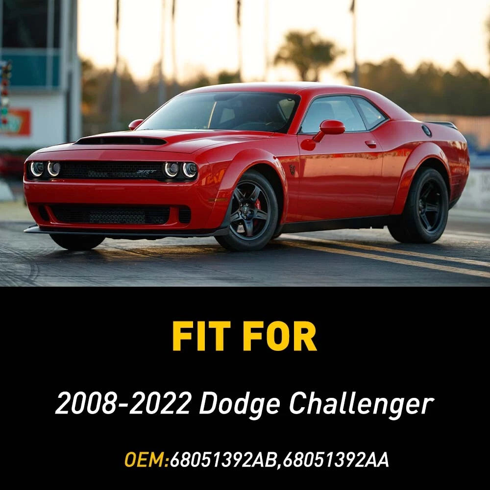 Front Fascia Bumper Hood Seal & Rivets for Dodge Challenger (2008–2022)