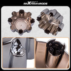 Set of 4 Chrome Wheel Center Hub Cap Dust Covers for Ford F250 F350 Excursion