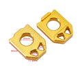 CNC Rear Chain Adjuster Axle Block for Suzuki DRZ400SM 400S 400E (2005–2024) Gold