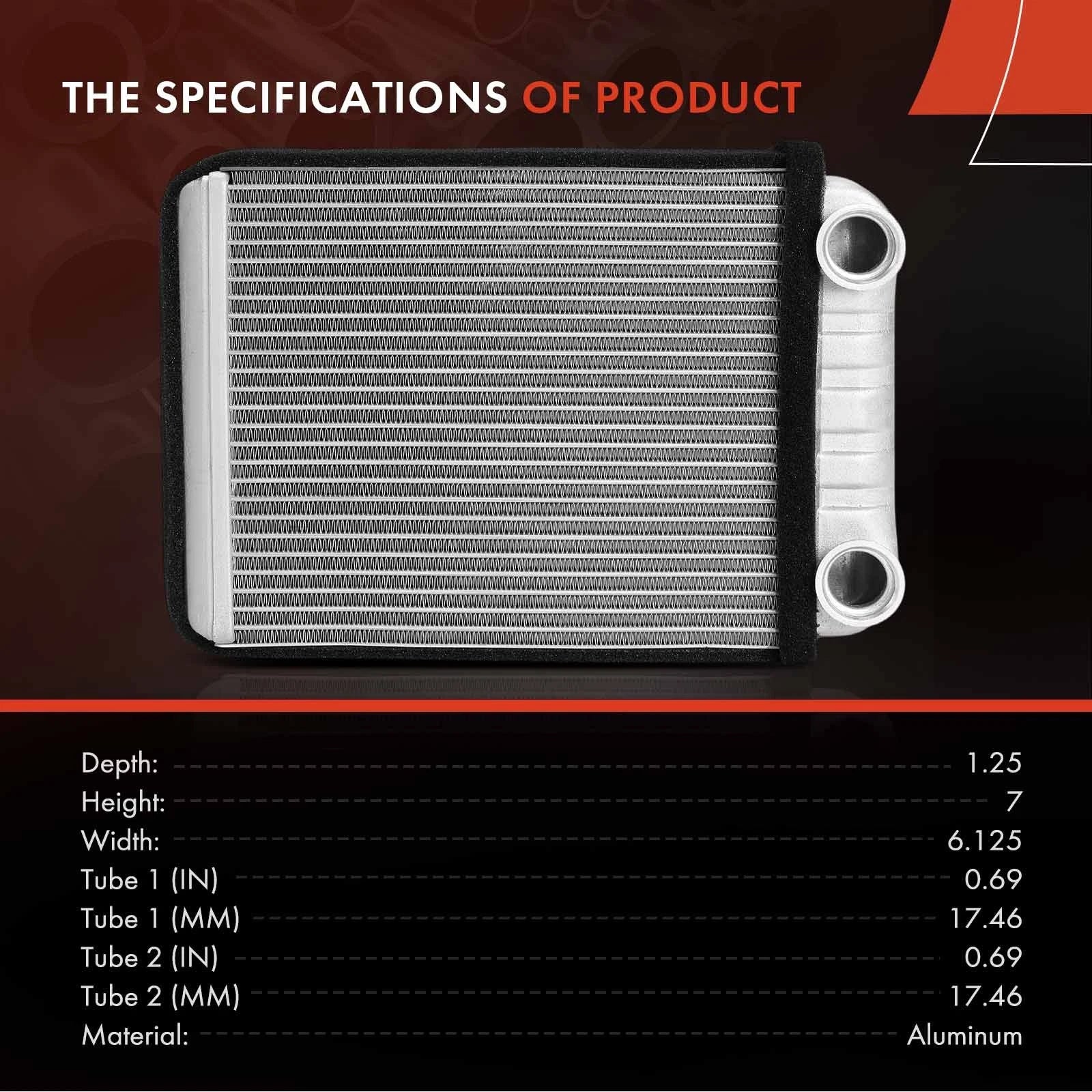 Rear HVAC Heater Core for Ford Expedition Lincoln Navigator (2018–2024)