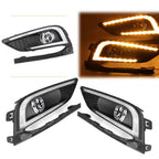 Pair LED Daytime Running Fog Lights for Chevrolet Cruze (2016-2017)