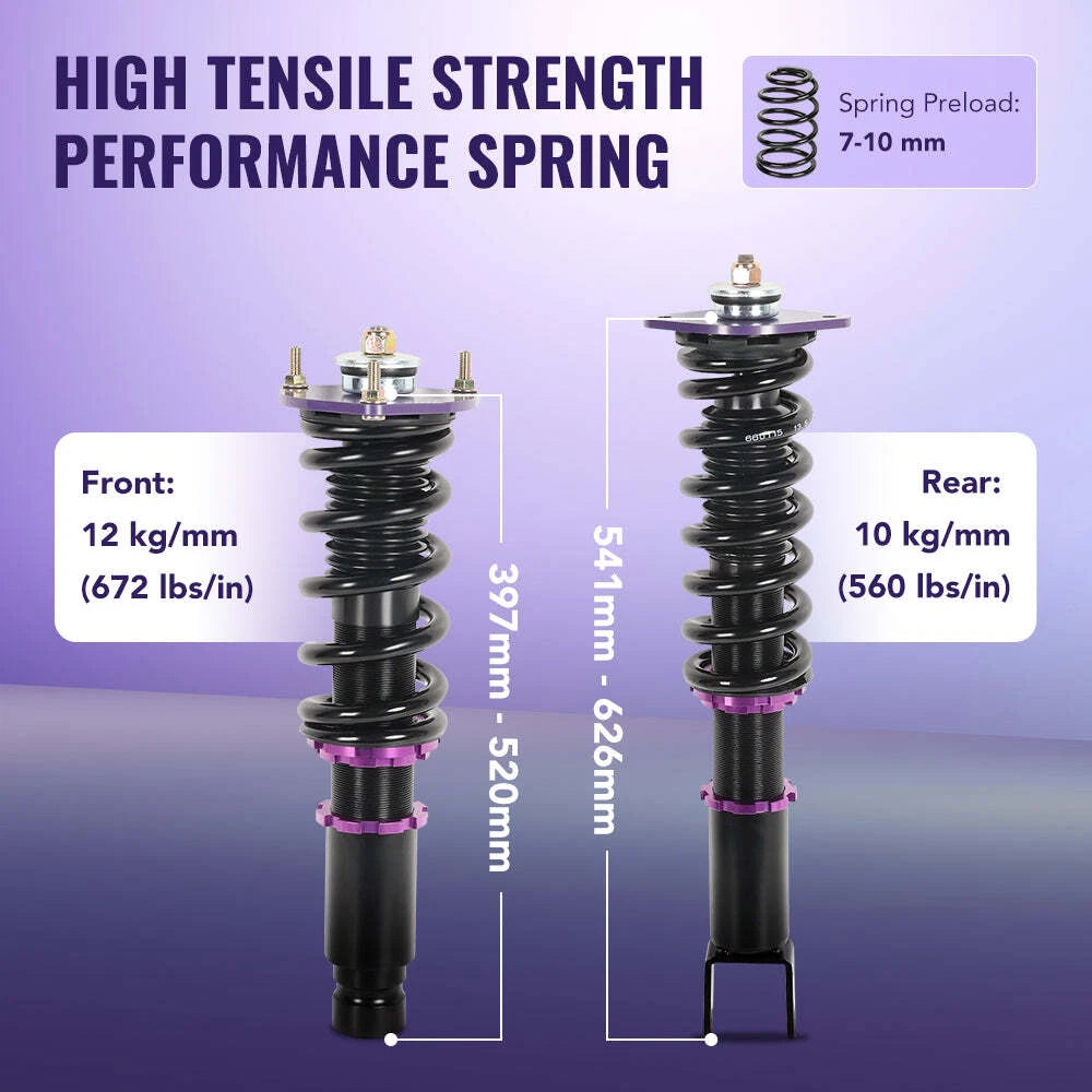 Adj. Height Coilover Suspension Kit for Infiniti G35x/M35x (2003-2010)