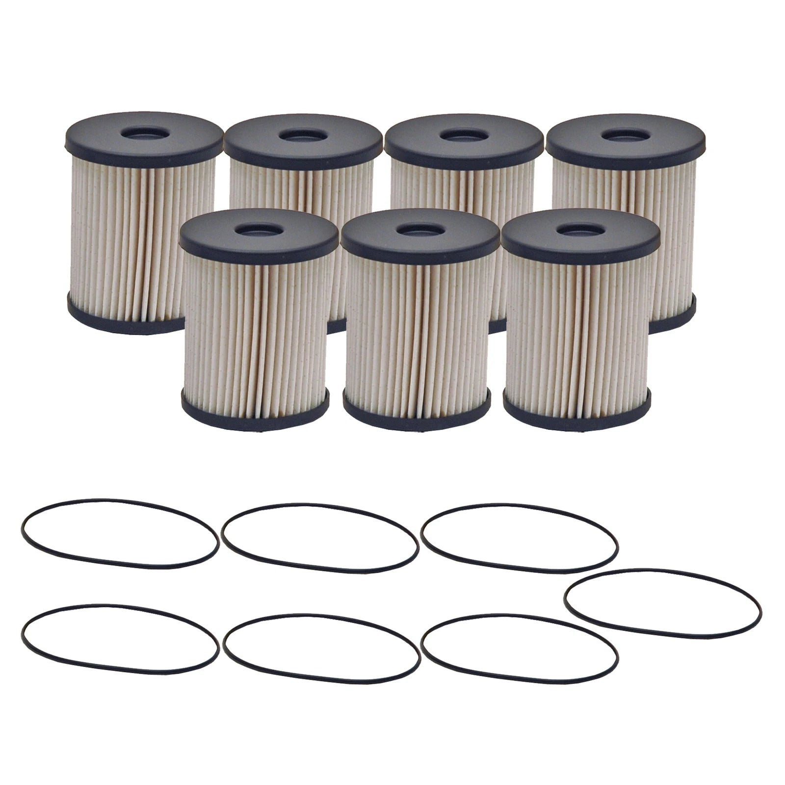 Set of 7 Engine Oil Filters for Dodge Ford Hino Peterbilt Thomas L6