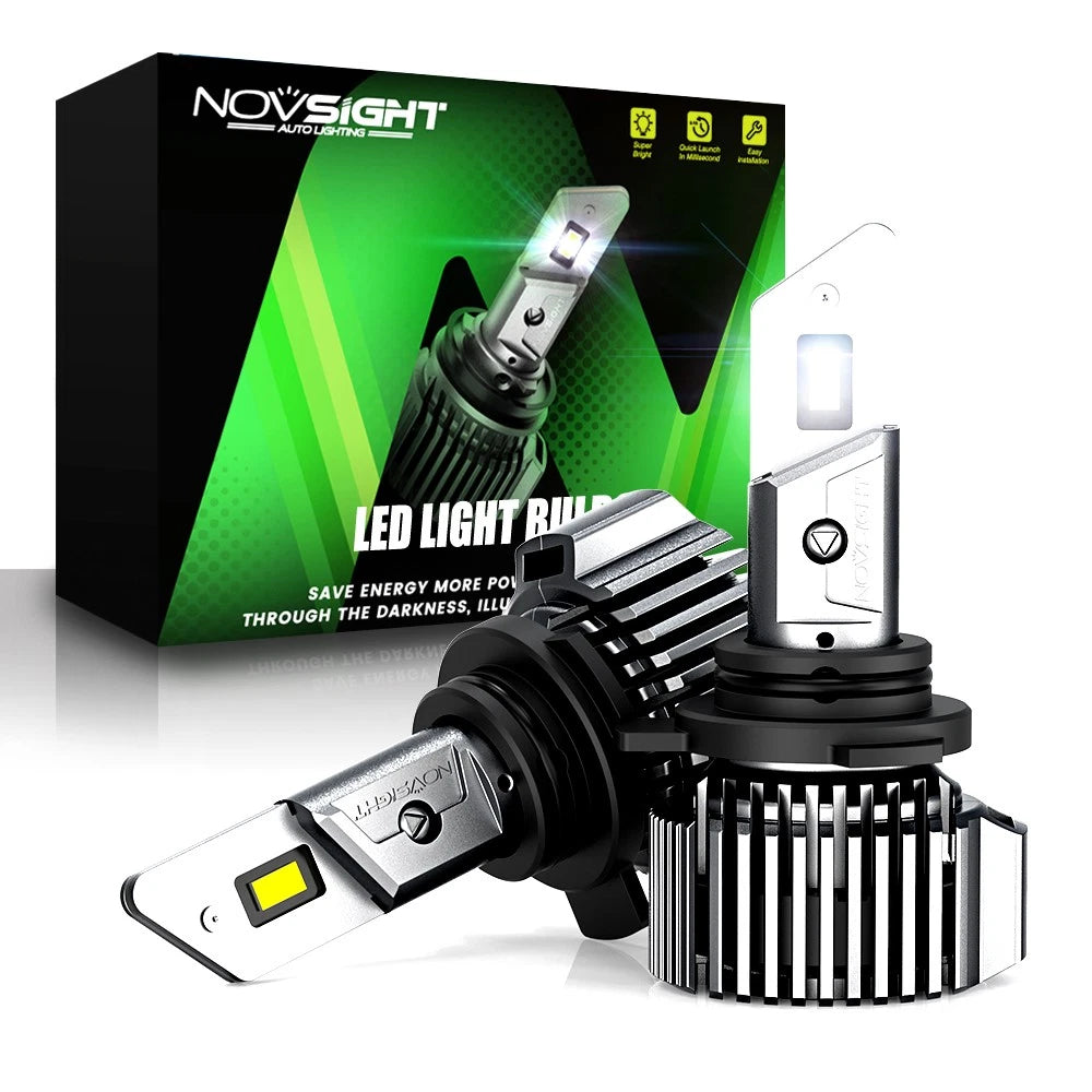 2X 9012 LED Headlight Bulbs Kit for Hi/Lo Beam (20000LM, 6500K)