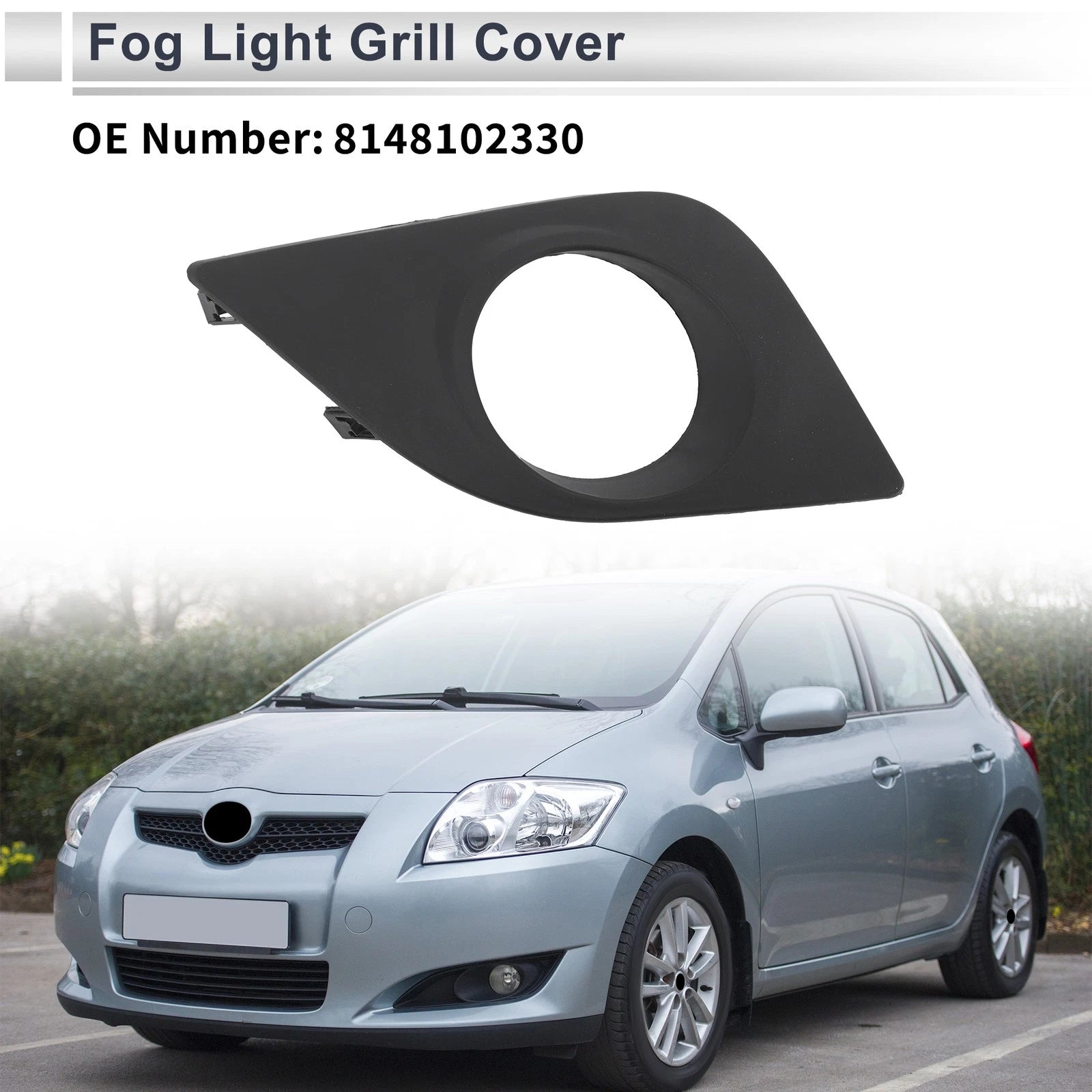 1 Pc Fog Light Grill for Toyota Corolla (2014–2016) No. 8148102330