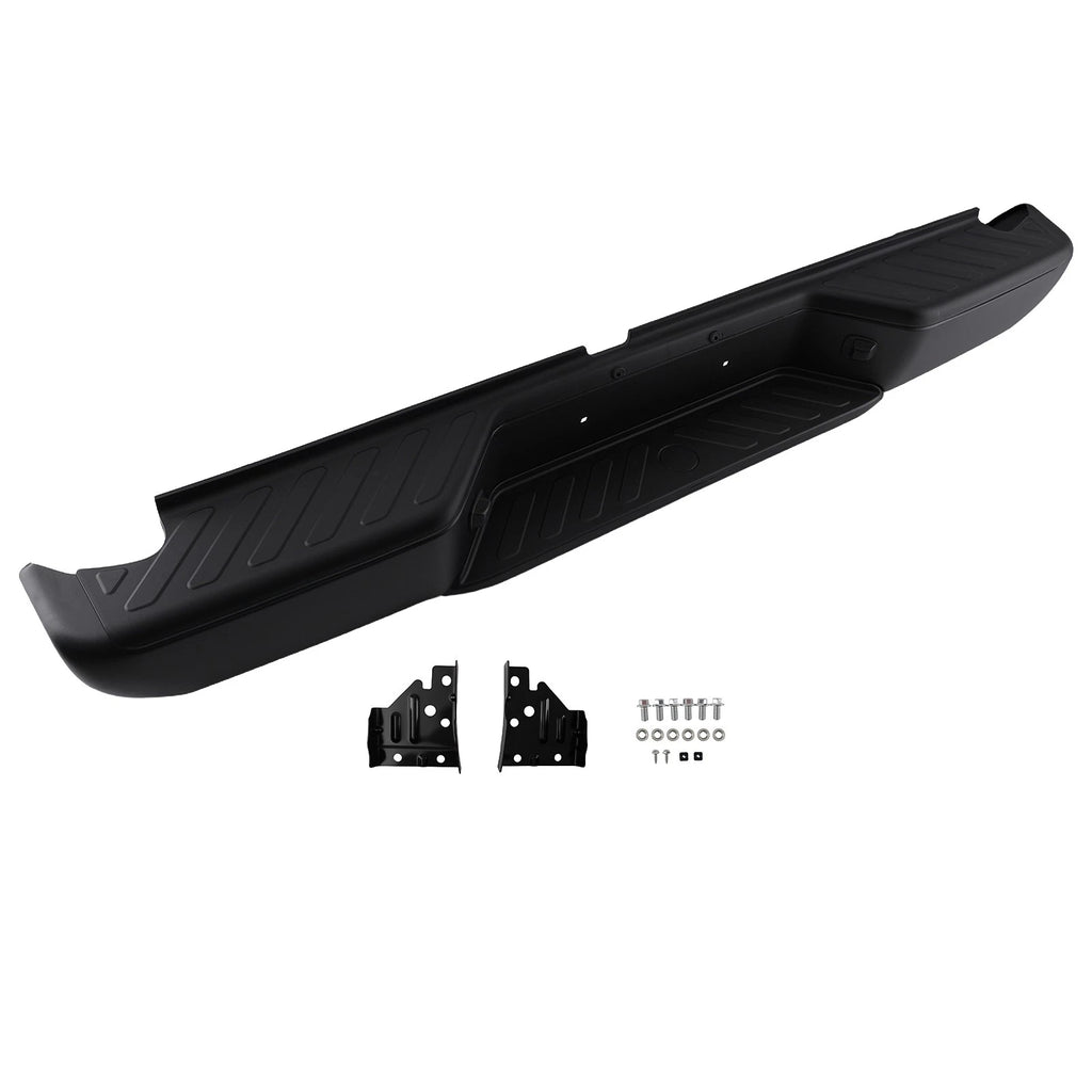 Black Steel Rear Bumper for Nissan Frontier (2005–2021)
