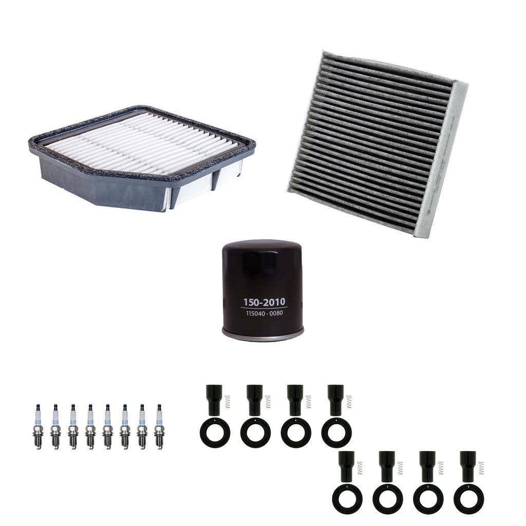 Denso Tune Up Kit with NGK 8 Spark Plugs & Boots for Lexus GS430 (2001–2007)