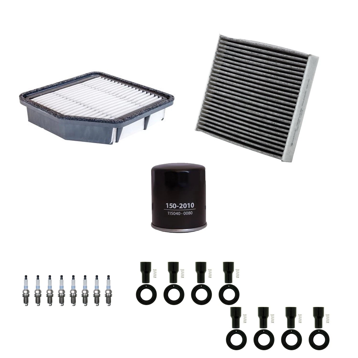 Denso Tune Up Kit with NGK 8 Spark Plugs & Boots for Lexus GS430 (2001–2007)