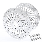 11.5" Front Brake Rotors & Bolts for Harley Touring Softail Sportster (2000–2023)