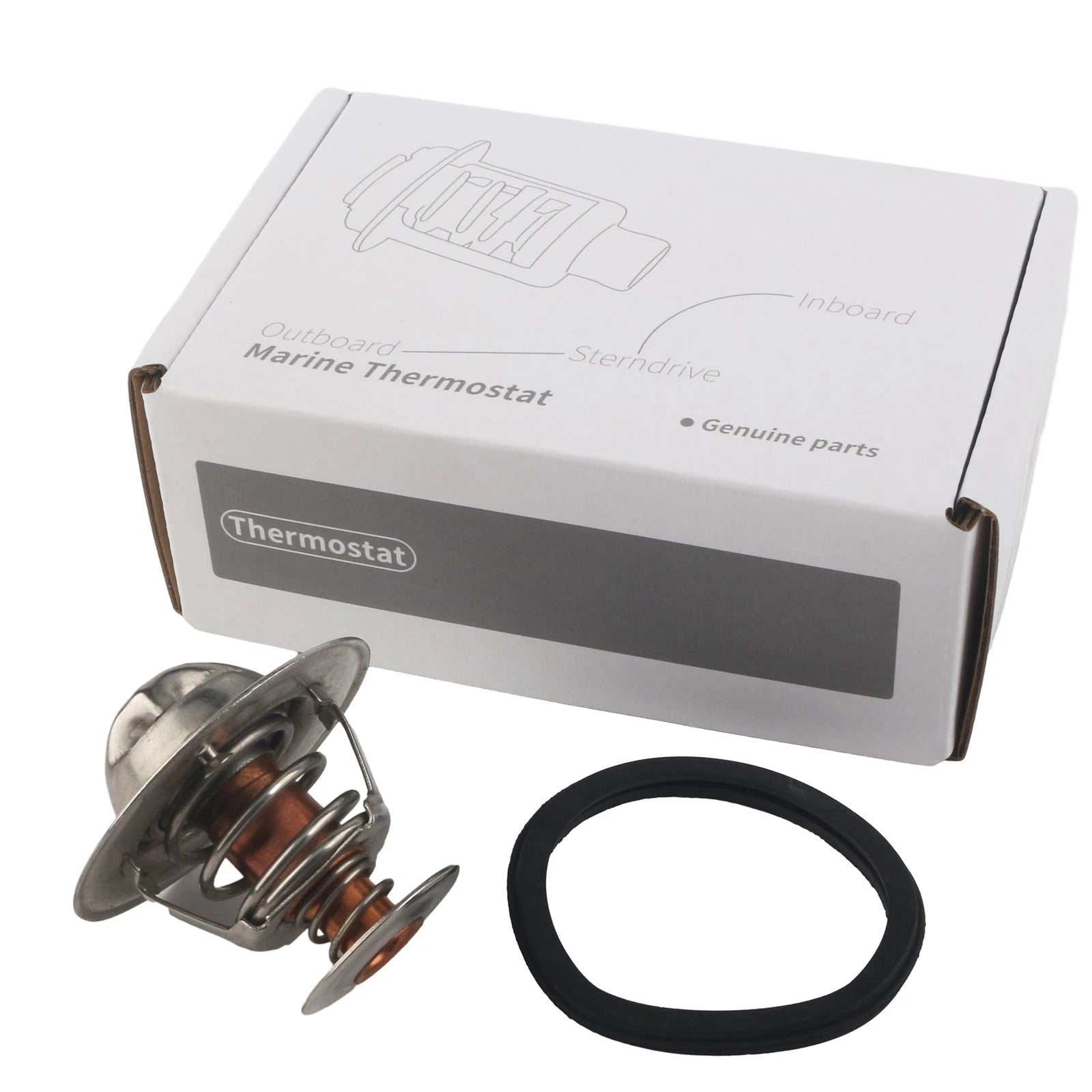 Stern Drive Thermostat for Volvo Penta AD30A MD30A TMD30A AD40B TAMD40A (1970–2023)