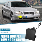 Tow Hook Cover for Mercedes-Benz S500 (2000–2001) - Black