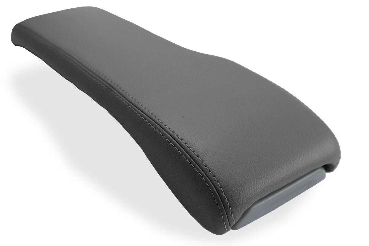 Leather Console Lid Bench Seat Cover for Toyota Tacoma (2001–2004) Gray