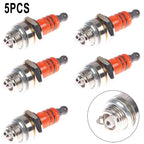 Pack of 5 Ceramic Engine Performance Spark Plugs for BM6A (Champion CJ8 RCJ8)