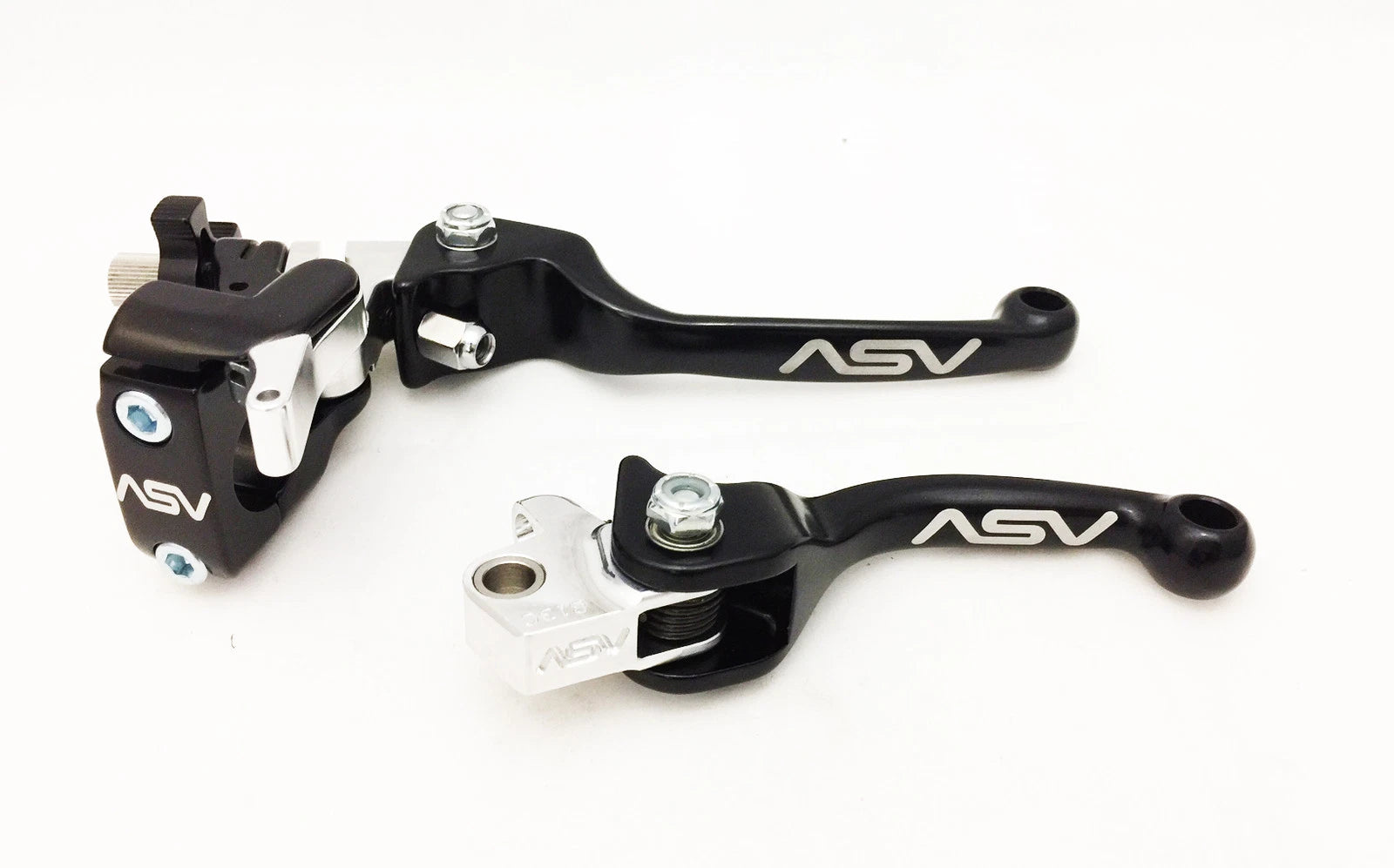 ASV F3 Front Brake Clutch Perch Levers Set of 2 Black for YZ 450F 250F (2003–2023)