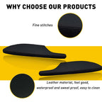 Set of 2 Door Armrest Panels for Honda Accord Coupe (2008–2012) Black Leather