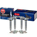 Set of 4 Ignition Coils & 4 IridiumIX Spark Plugs for Chrysler Dodge Jeep