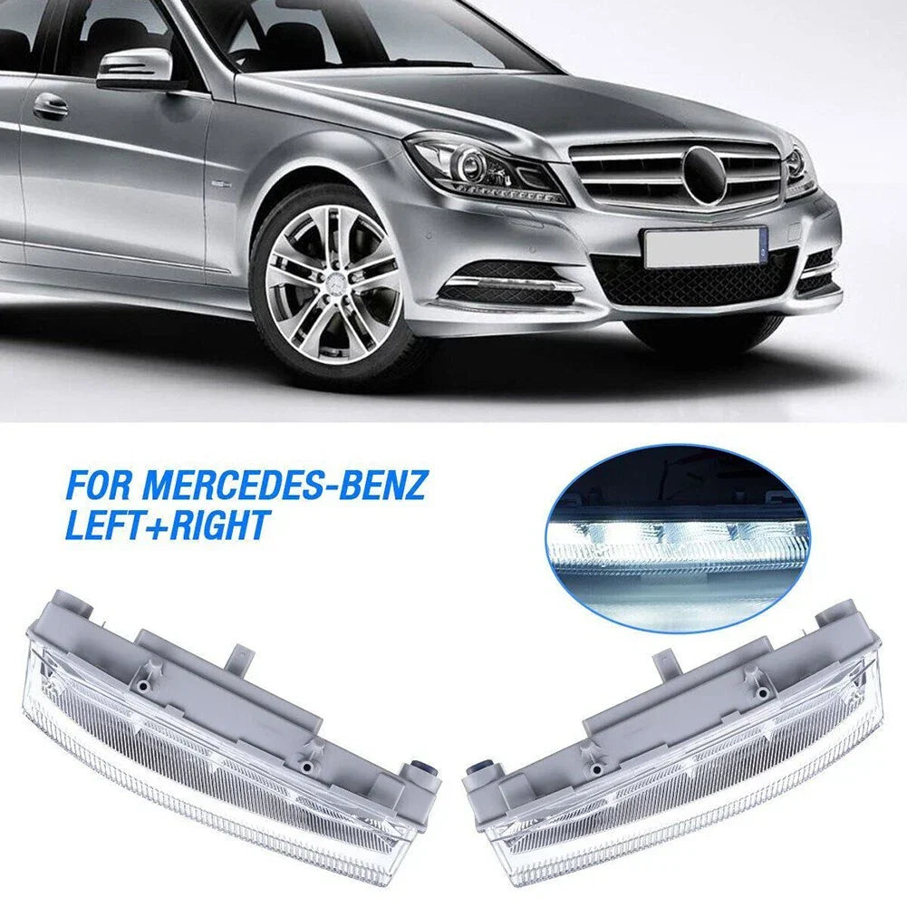 1 Pair Daytime Running Light Fog Bulbs for Mercedes C/E Class W204 W212 LED
