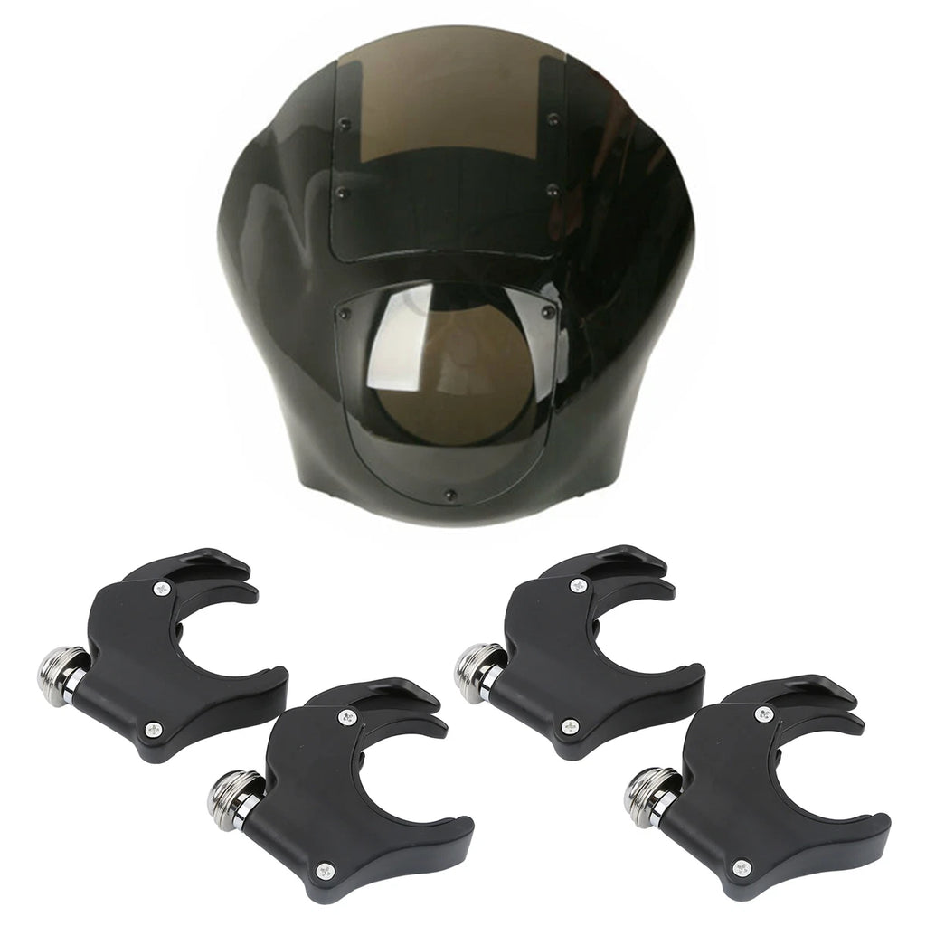 Quarter Fairing Smoke Windshield for Harley Sportster Dyna (1991–2023)