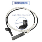 ABS Wheel Speed Sensor Set of 2 for BMW 328i (2007–2013) 34526870077