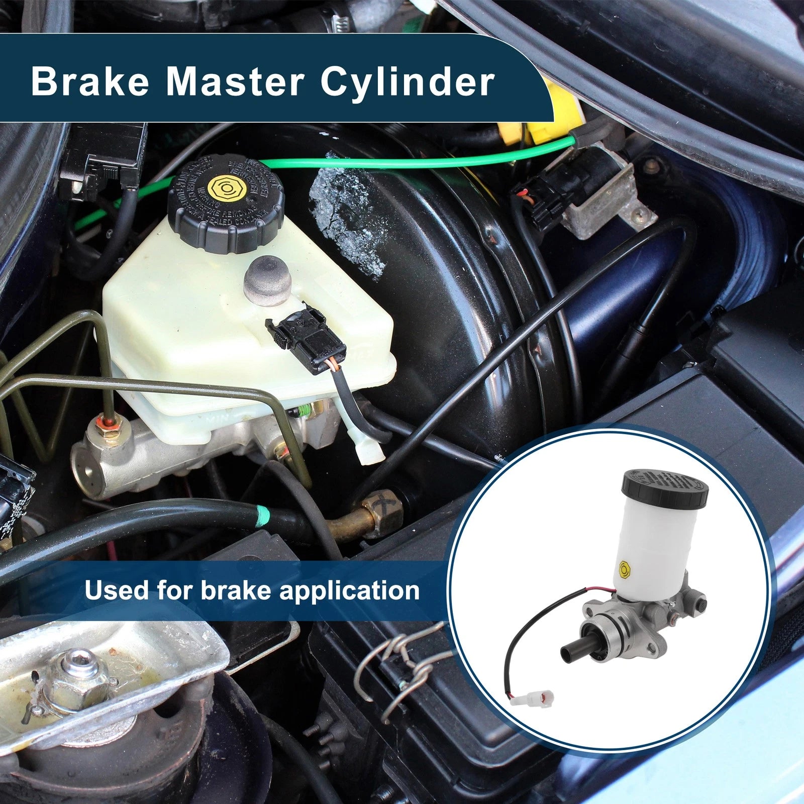 Brake Master Cylinder with Reservoir No. 5110065D30 for Suzuki Grand Vitara (1999–2005)