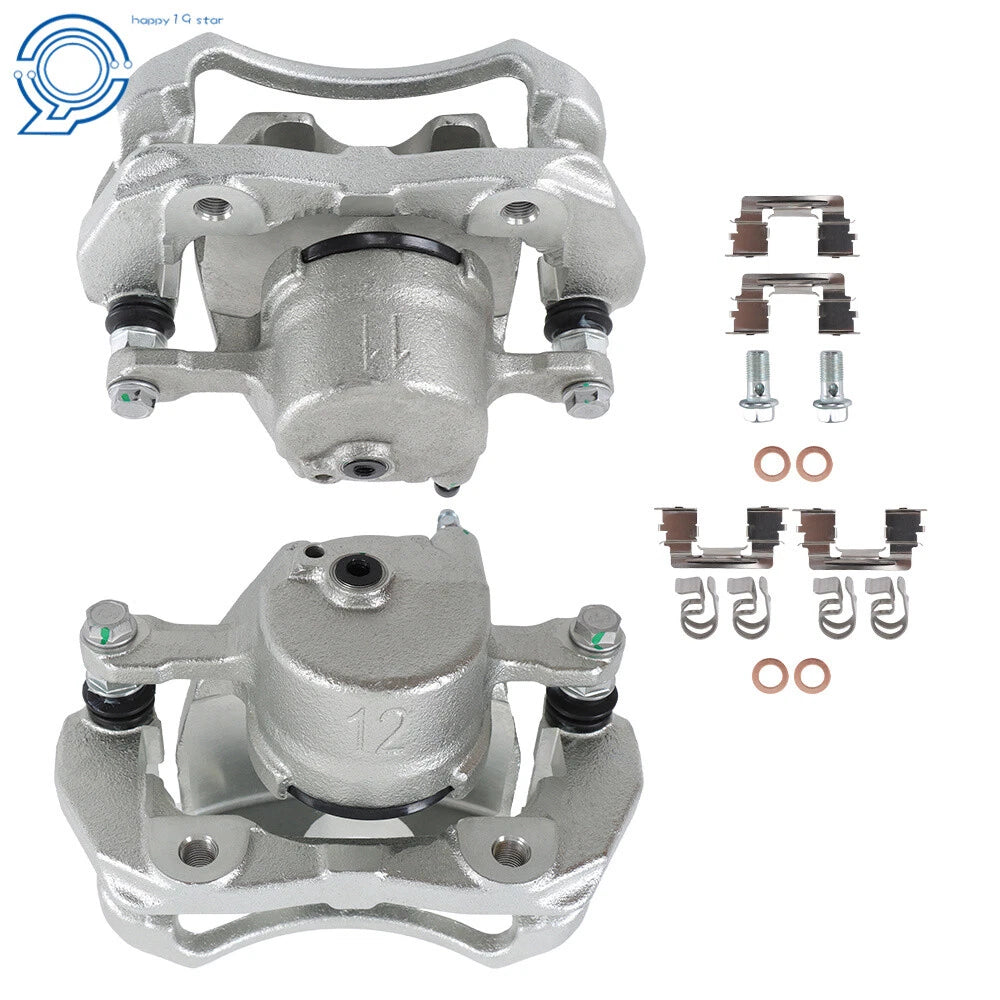 2X Front Disc Brake Caliper with Bracket for Toyota Tacoma (2005-2015)