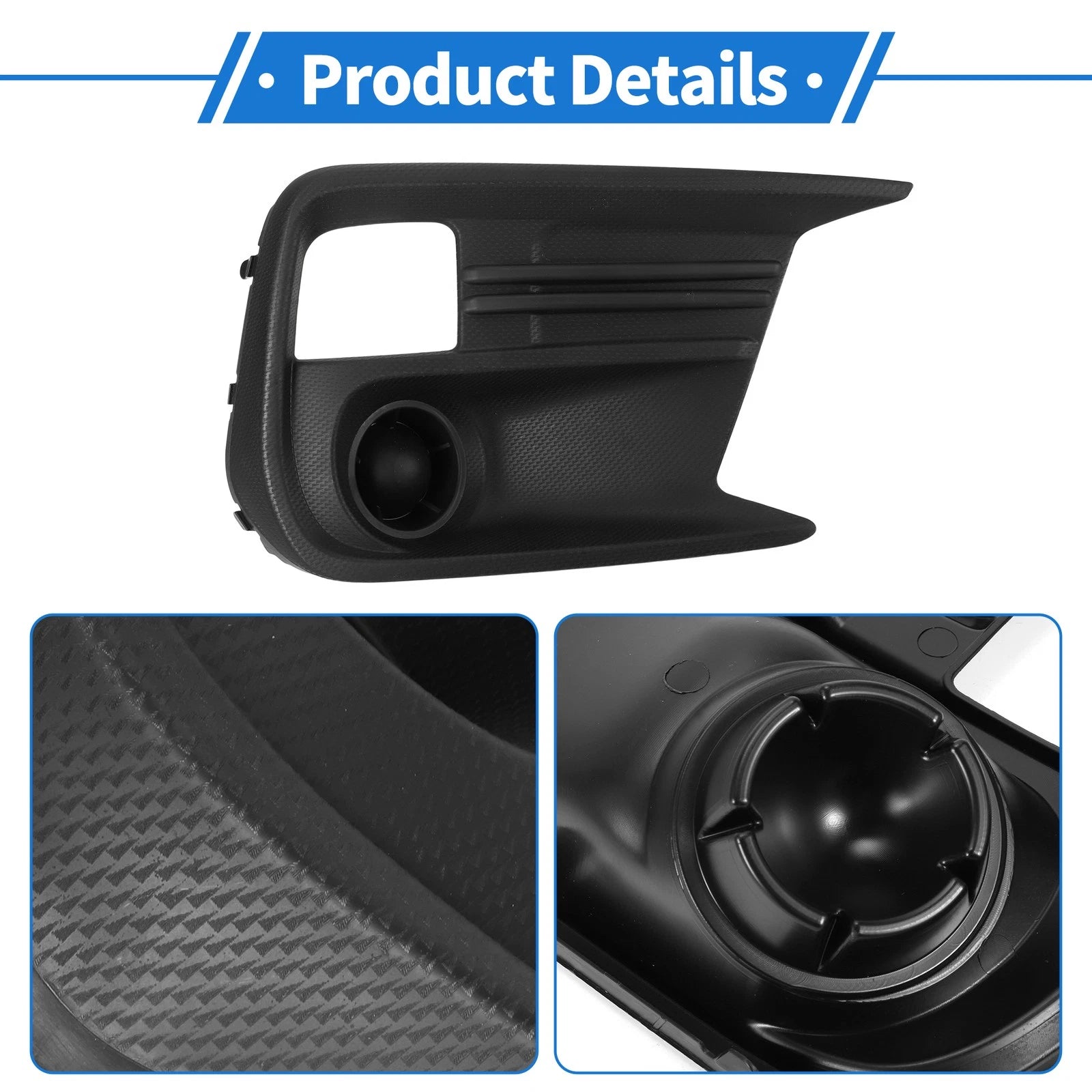 Front Right Fog Light Grill for Subaru WRX (2018–2021) No. 57731VA360 ABS