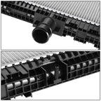 2-Row Aluminum Core Engine Cooling Radiator for Peterbilt 330/335 (2008–2010)