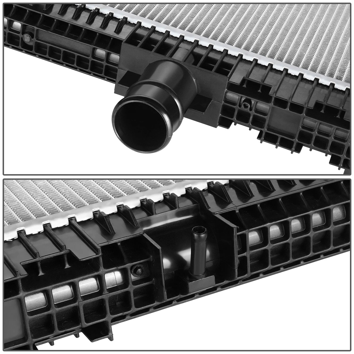 2-Row Aluminum Core Engine Cooling Radiator for Peterbilt 330/335 (2008–2010)