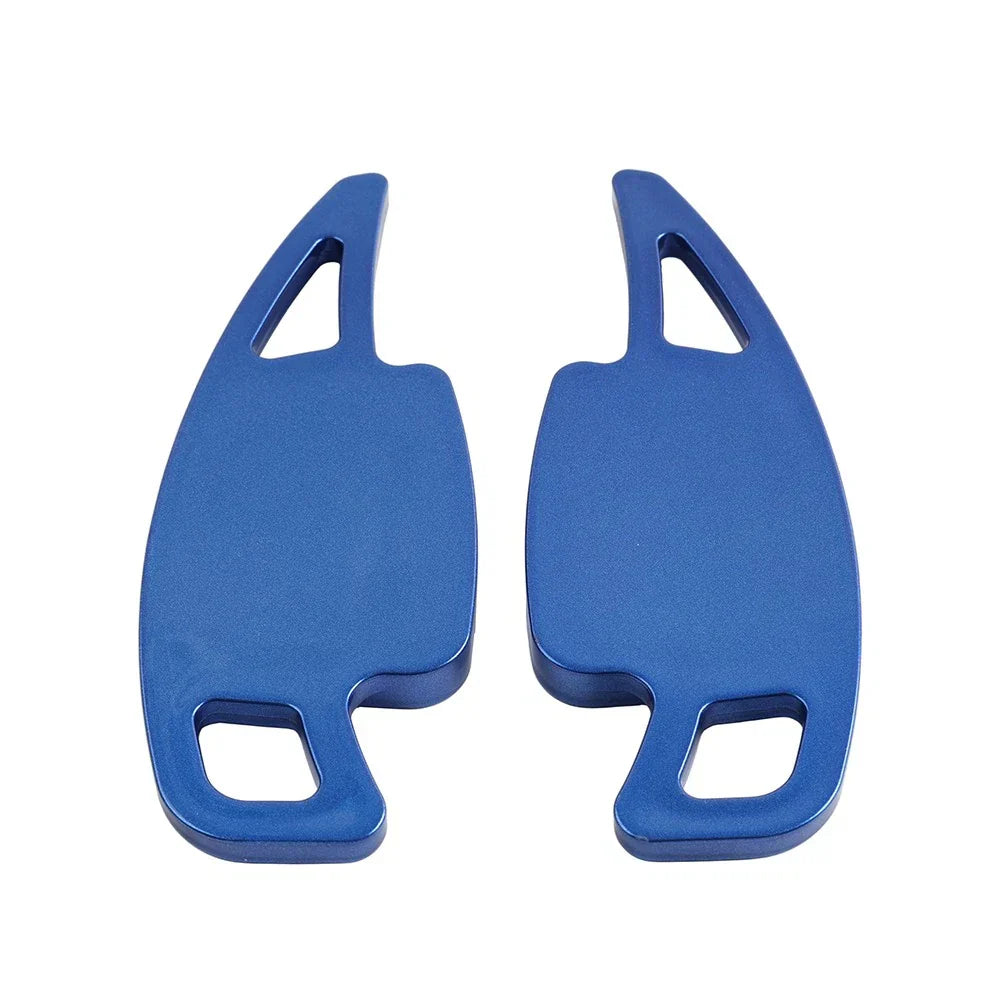 Blue Steering Wheel Shifter Paddle Extensions for Audi A3 A4 A5 A6 A7 S4 S5