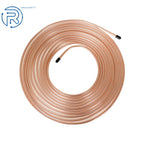 Brake Line Kit 1/4in Copper Coated Tubing 25 FT for Universal Applications