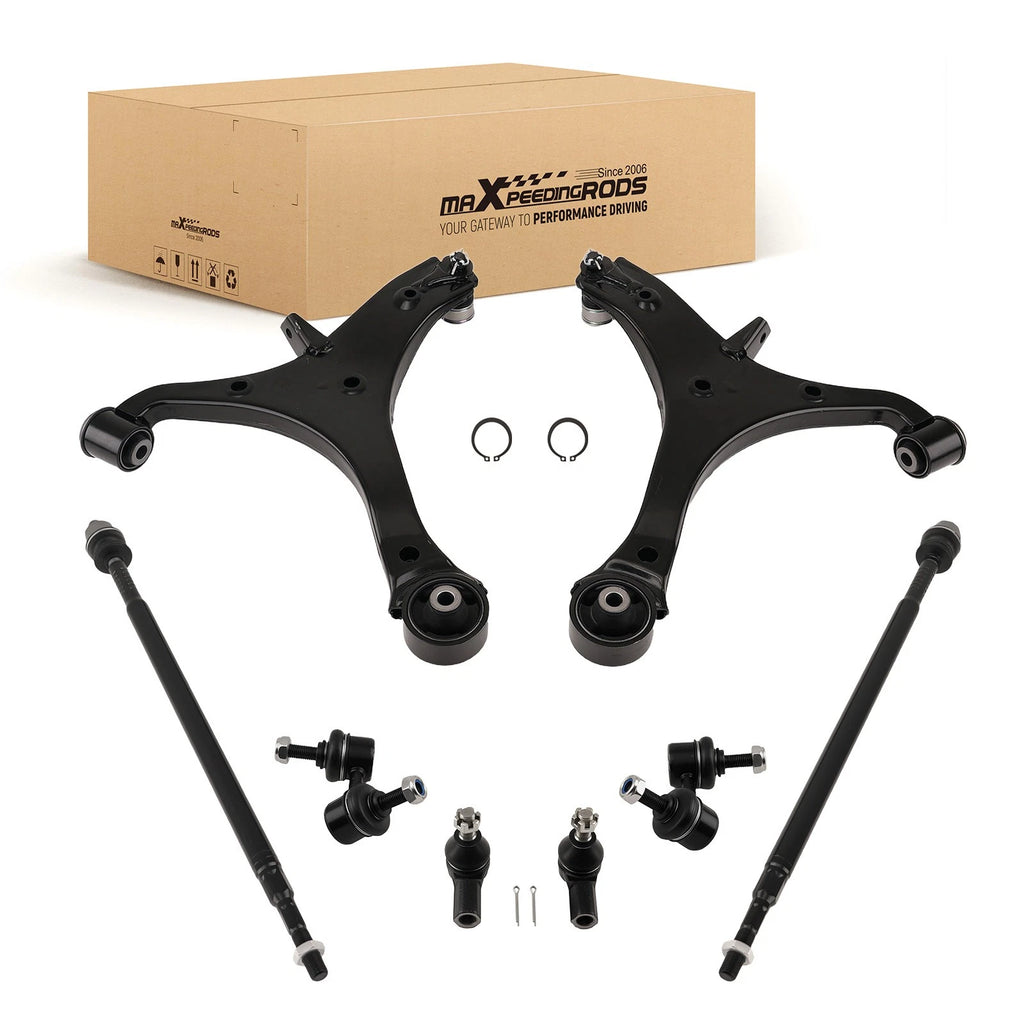 10x Front Lower Control Arms Sway Bar Links Kit for Honda Element (2003–2011)