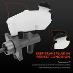 Brake Master Cylinder w/ Reservoir for Chevy Aveo Pontiac Wave (2004–2011)