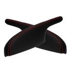 Door Panel Armrest Cover for Acura MDX (2001–2006) Carbon Red Stitch