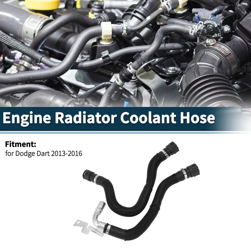 Heater Hose for Dodge Dart (2013-2016) - Engine Radiator Coolant Hose 1 x Set