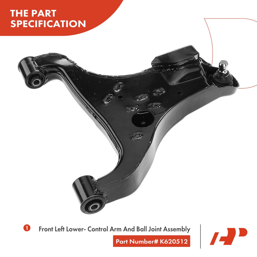 10x Control Arm & Ball Joint Assembly for Infiniti QX56 (2004–2010)