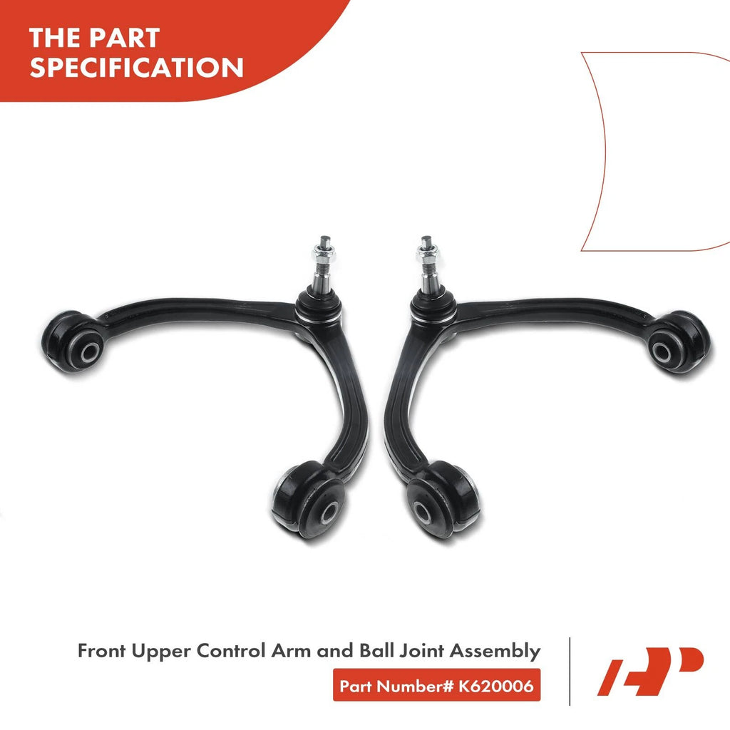 Set of 4 Front Wheel Bearing Control Arm Ball Joint Kit for Dodge Ram