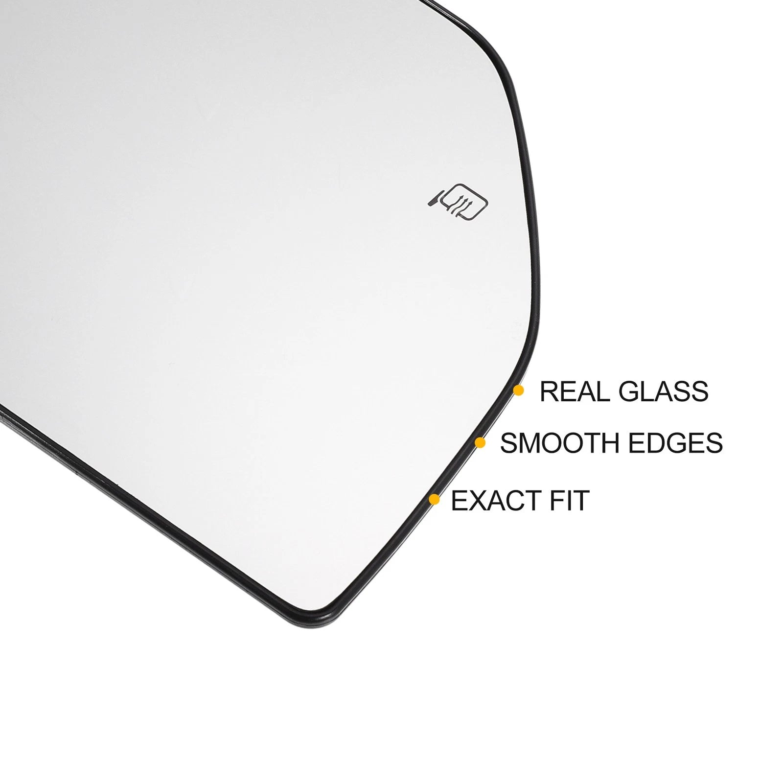Right Side Heated White Mirror Glass for Ford F150 F250 F350 F450 