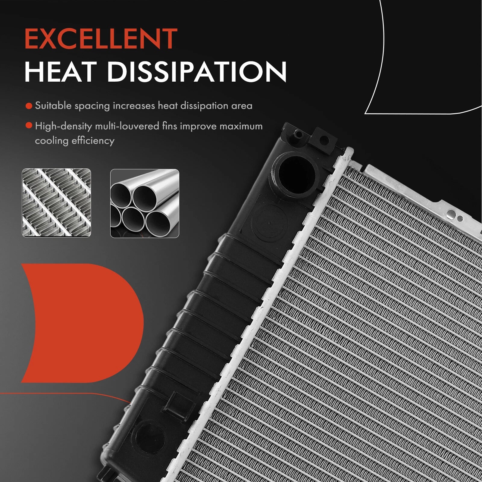 Radiator for BMW E34 530i (1994–1995) V8 3.0L Sedan Wagon