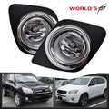 Set of 2 Chrome Fog Lights for Toyota RAV4 (2009–2012)