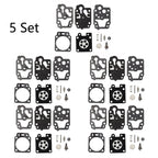 Set of 5 Carburetor Kits for Walbro K10-WYC Chainsaw Blower Trimmer