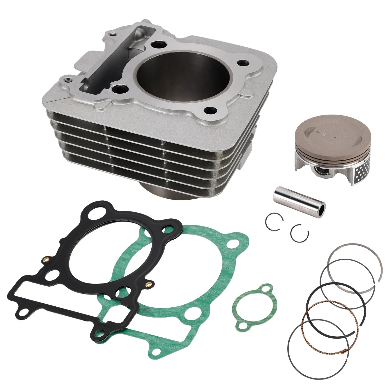 Cylinder Jug Barrel Piston Gasket Kit for Yamaha YFM250R Raptor (2008–2013)