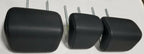 Set of 3 Rear Seat Leather Headrests for Land Rover LR2 (2008–2012)
