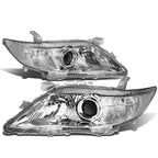 Projector Headlights for Toyota Camry (2010–2011) - Chrome Housing, Clear Corner