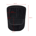 Black Glove Box Lid Organizer 3 Mesh Pocket for Can Am Ryker (2019–2024)