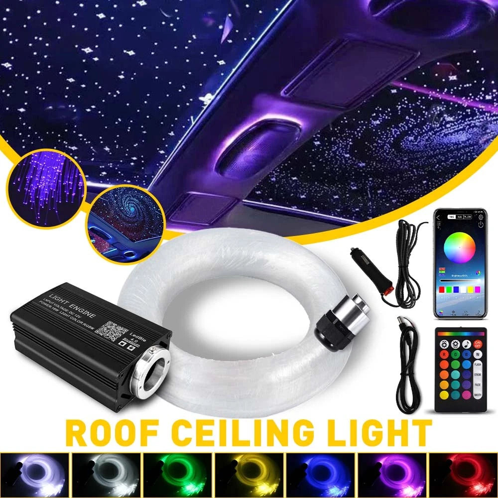 Fiber Optic RGB Star Light Kit for Car Headliner (Universal)