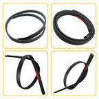 2X Roof Drip Trim Molding Black for Toyota Tundra Double Cab (2007–2020)
